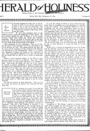 Title Page of Herald of Holiness - September 16, 1914