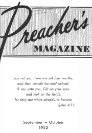 Title Page of Preacher's Magazine