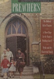 Preacher's Magazine Volume 74 Number 1, September, October, November, 1998