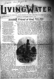 Living Water, March 9, 1905