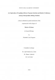 An Exploration of Graphing Software Program Selection and Relative Proficiency Among Undergraduate Biology Students