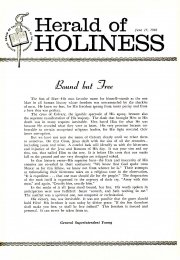 Herald of Holiness - June 15, 1960