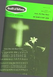 Herald of Holiness - March 18, 1970