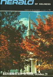 Herald of Holiness - October 25, 1972