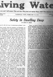 Living Water, Feb. 19, 1914