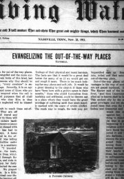 Living Water, Nov. 23, 1911