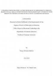Utilizing participatory action research to implement evidence-based social skills interventions for elementary students with high functioning autism in inclusive classroom settings