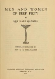 Men and Women of Deep Piety