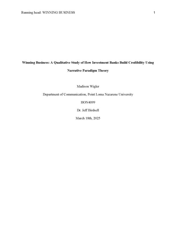 Madison Wigler Cover Page