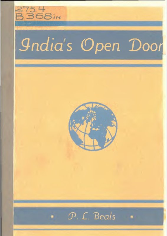 Cover image of the book India's Open Door