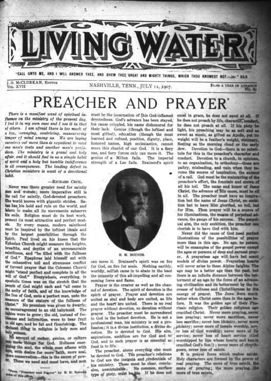 Living Water, July 11, 1907