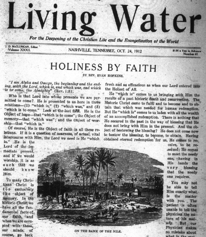 Living Water, Oct. 24, 1912